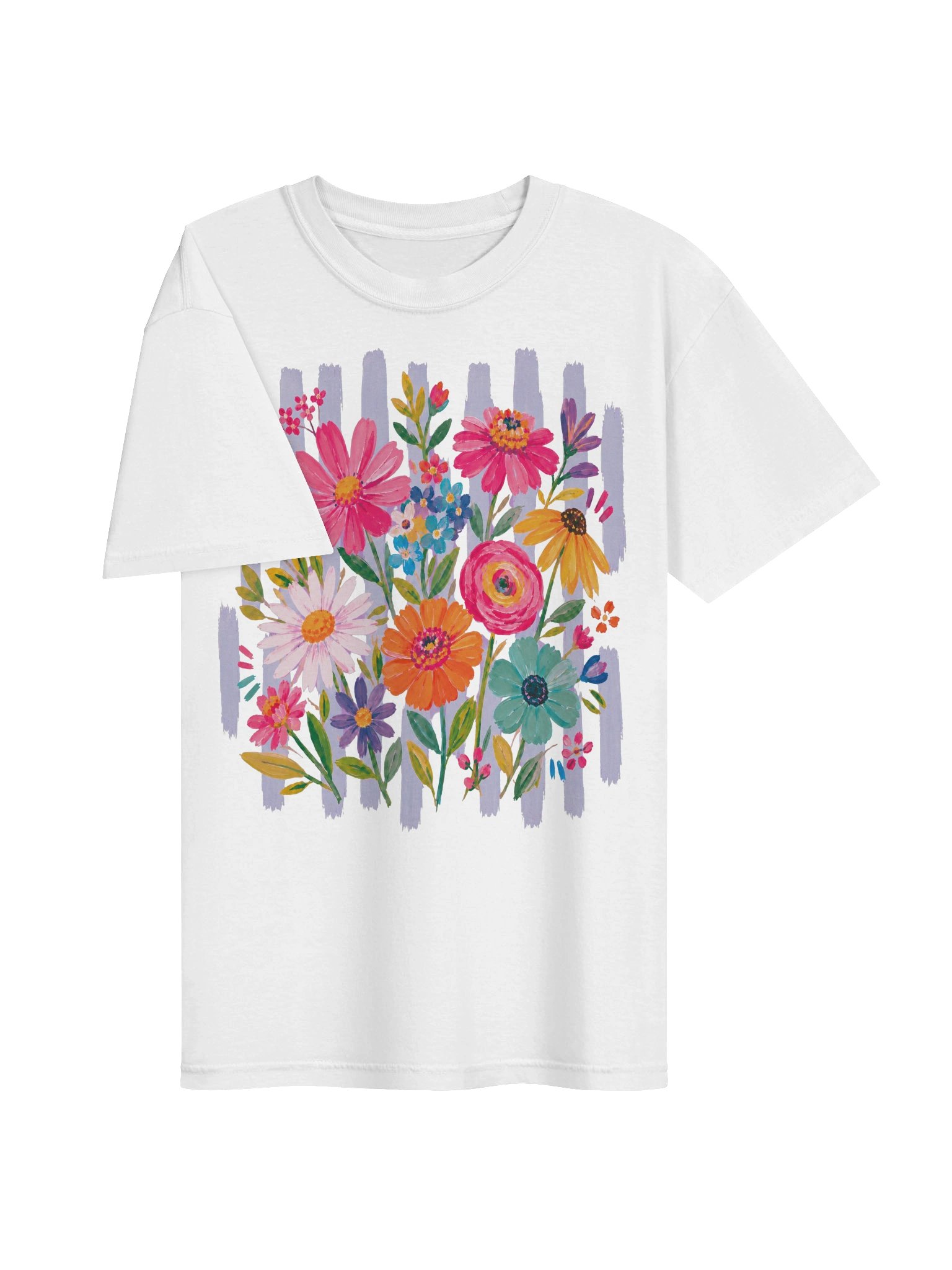 Painterly Floral Cluster Tee — Gear Camel product image (17)