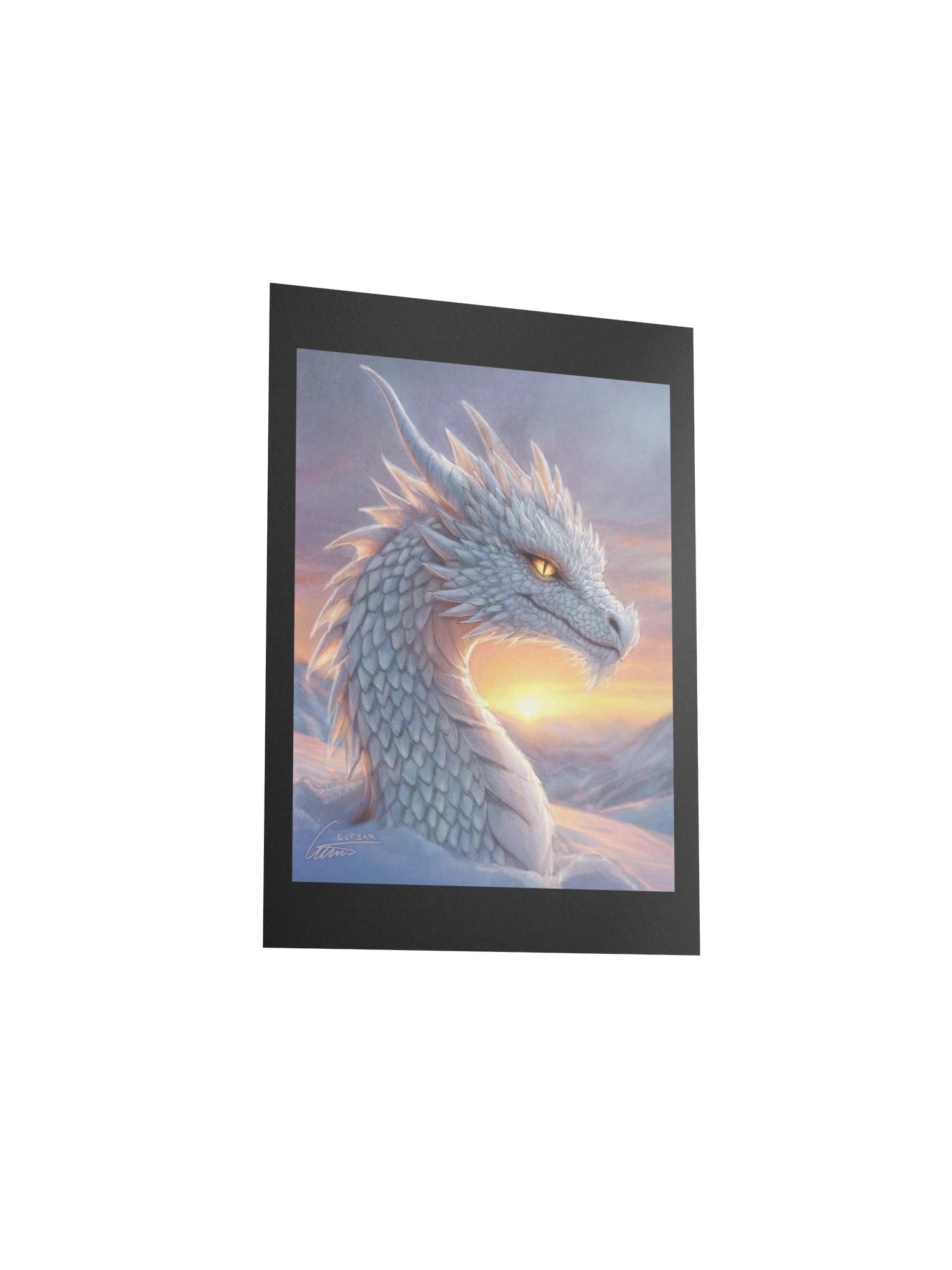 Winter Dragon Matte Print product image (3)