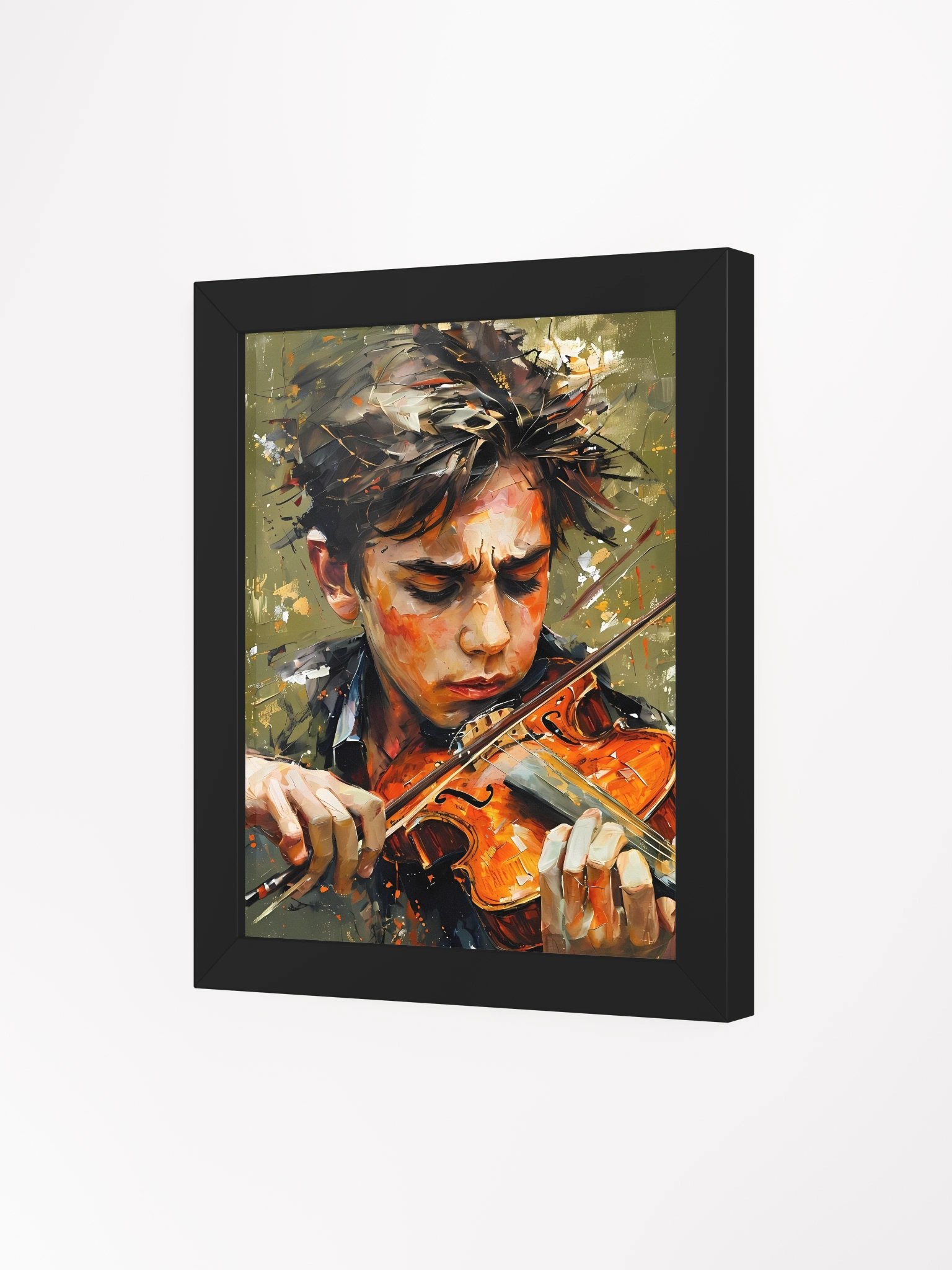 Vibrant Violinist Framed Poster product image (4)