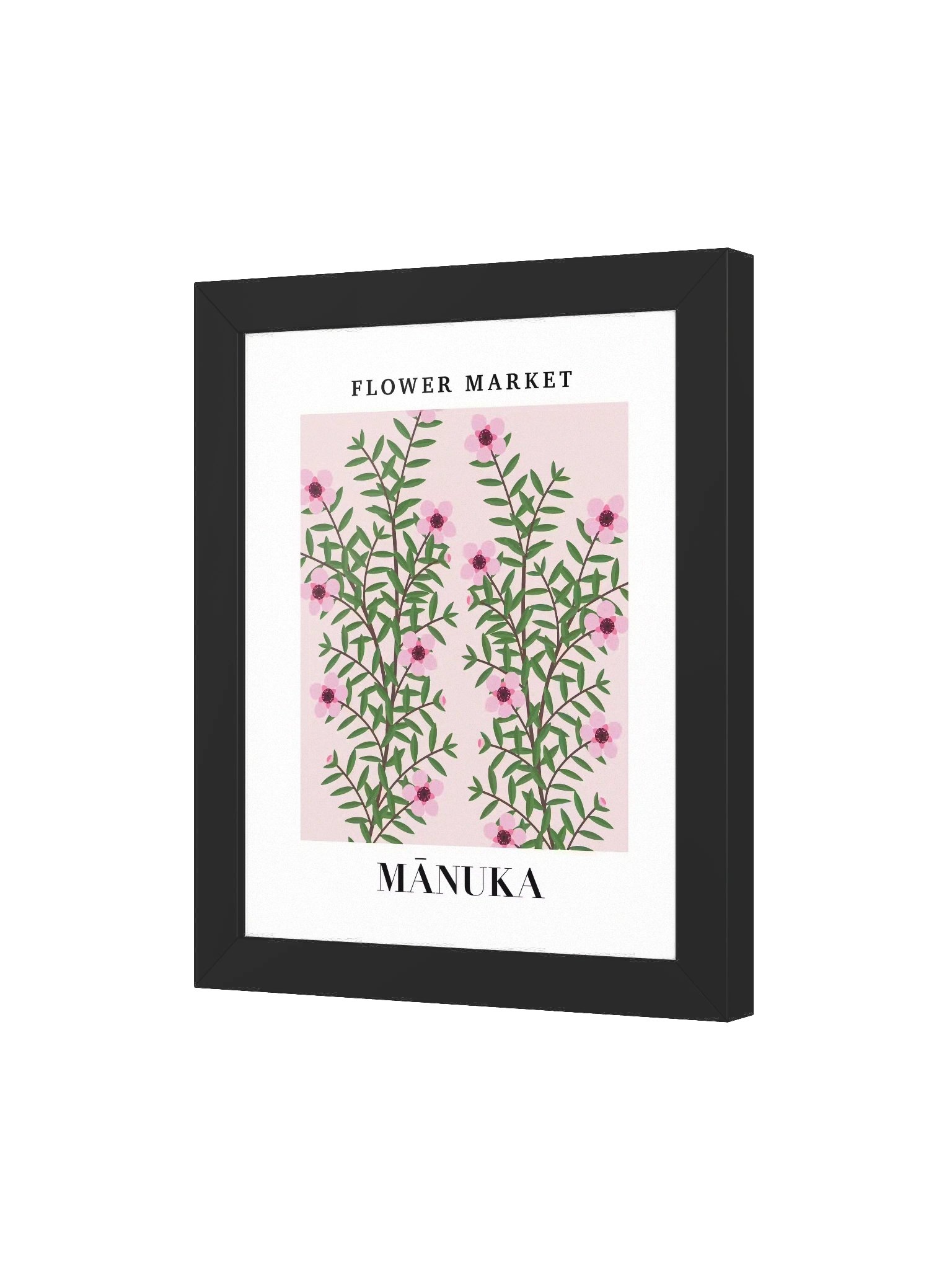 New Zealand Flower Market - Manuka Flower - Framed Wall Art product image (27)