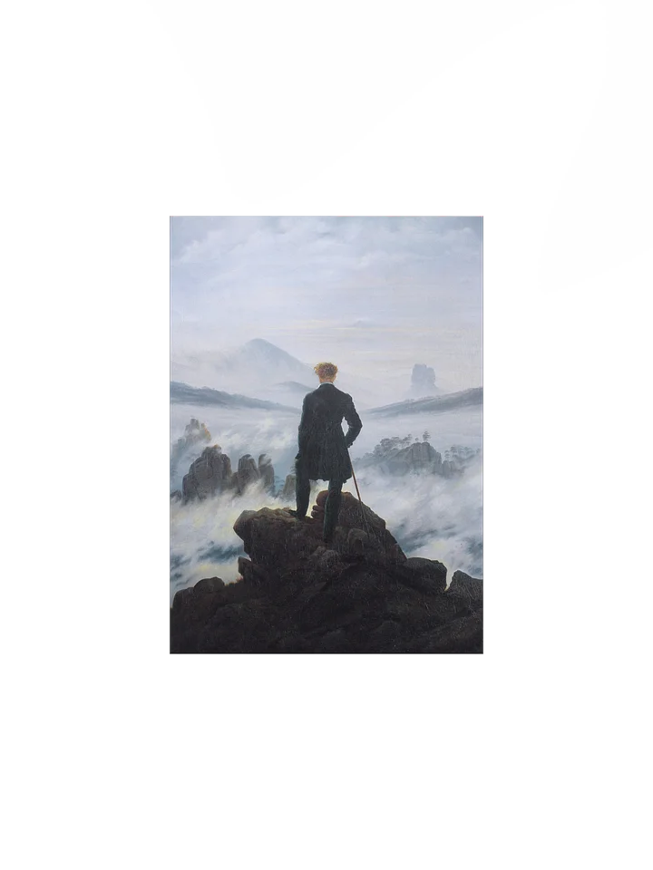 Wanderer above the Sea of Fog-Matte Print product image (1)