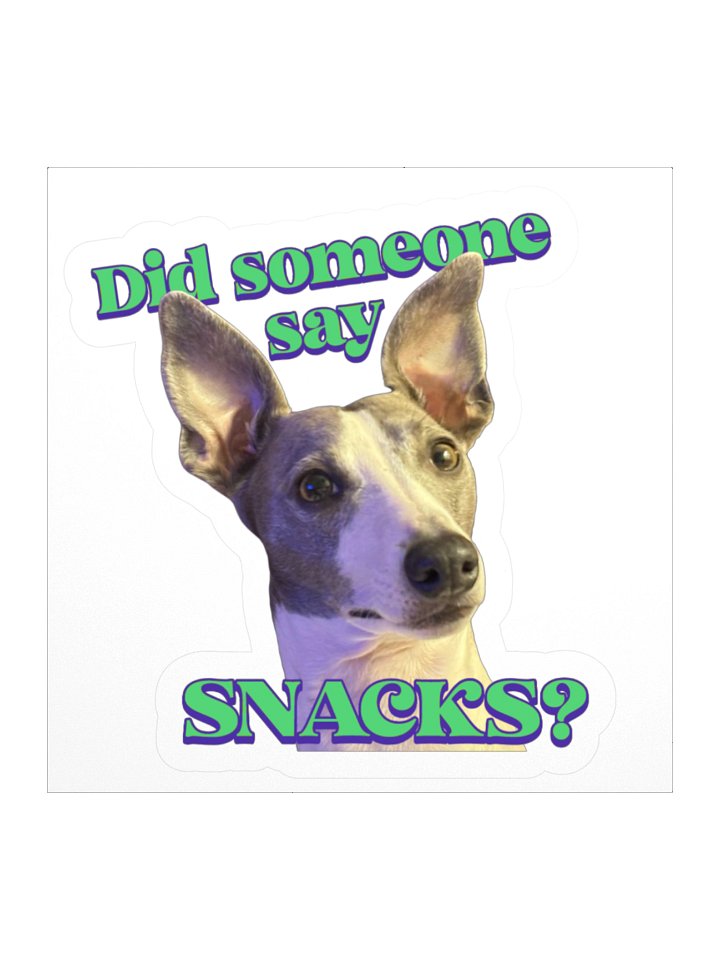 "Snacks" Hervey sticker product image (1)