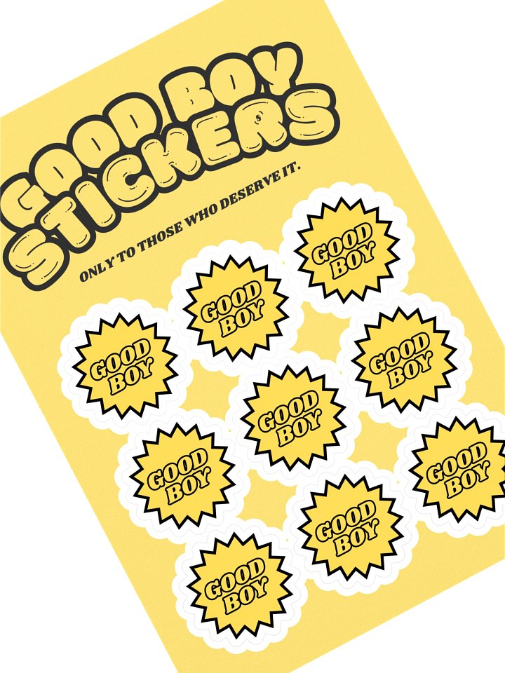Good Boy Stickers product image (1)