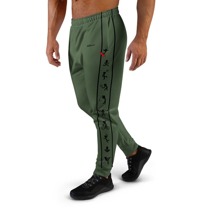 Military Green Sport Joggers // Streetwear for the Athlete product image (1)