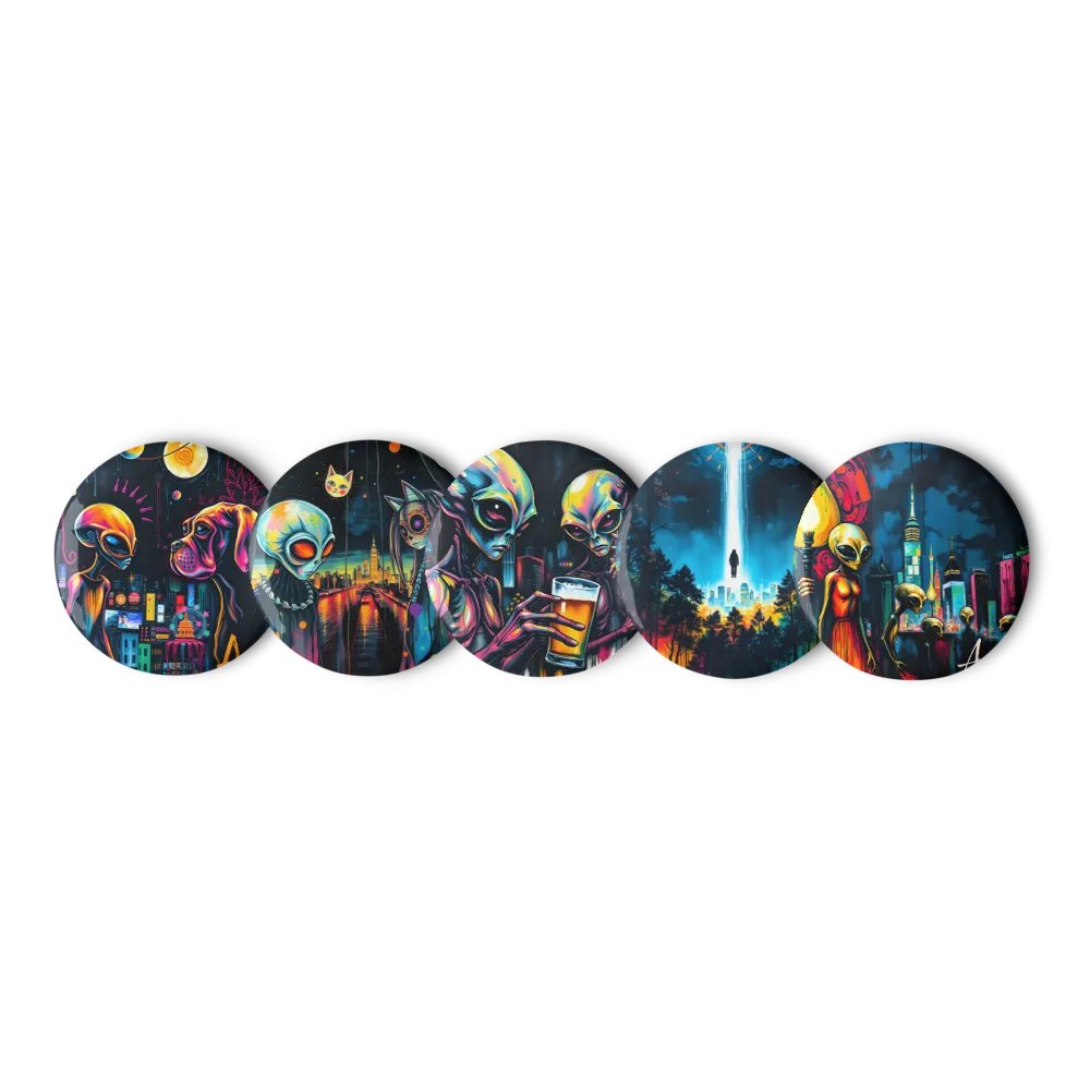 Otherworldly Encounter Pin Button Set product image (1)
