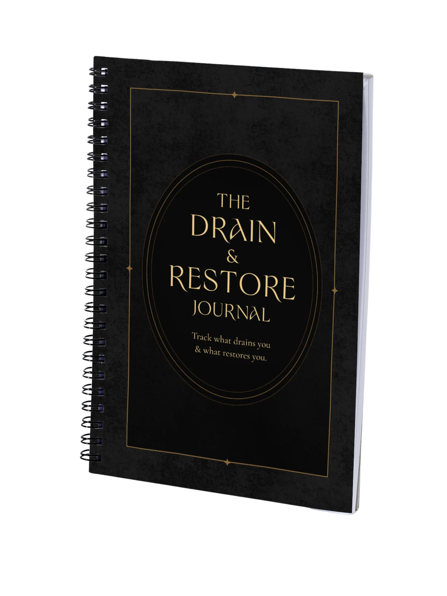 The Drain & Restore Journal | Energy Log Notebook for Burnout & Fatigue product image (1)