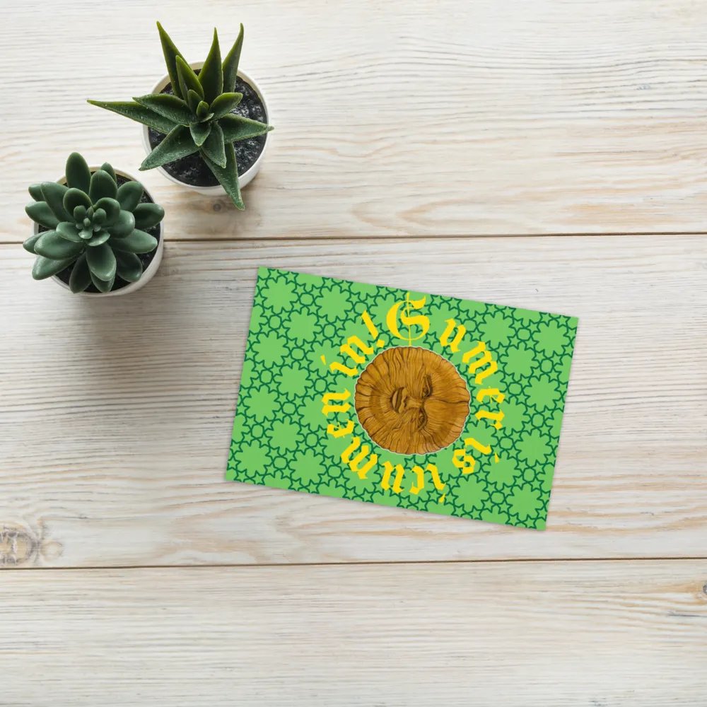 Sumer is icumen in! Greetings card product image (10)