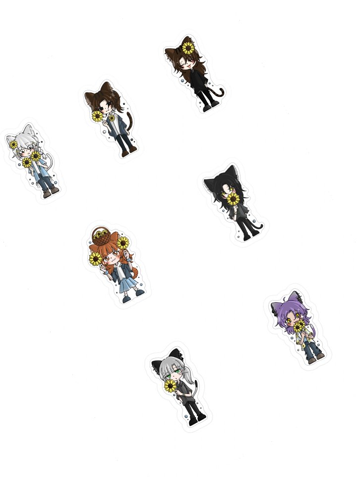 The Neko Band! Summer Stickers 🐈 product image (1)