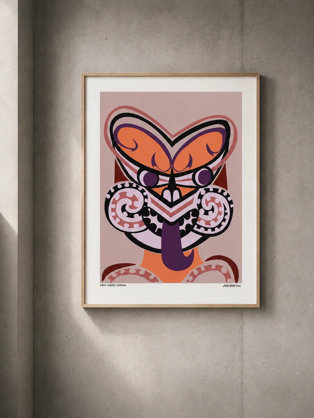 Ngāti Cheeky Cortina print product image (1)