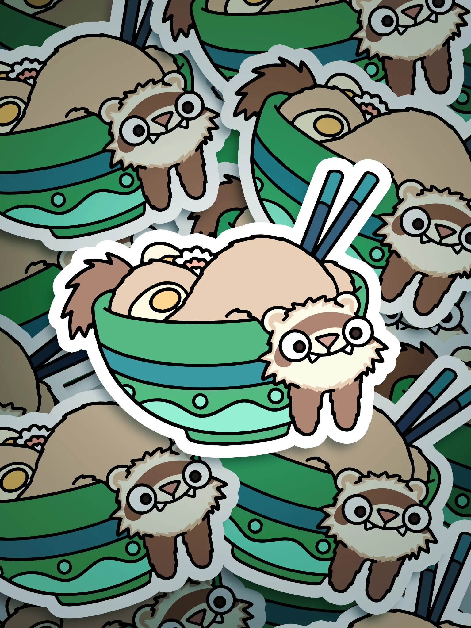 Ferret Ramen | Sticker product image (1)