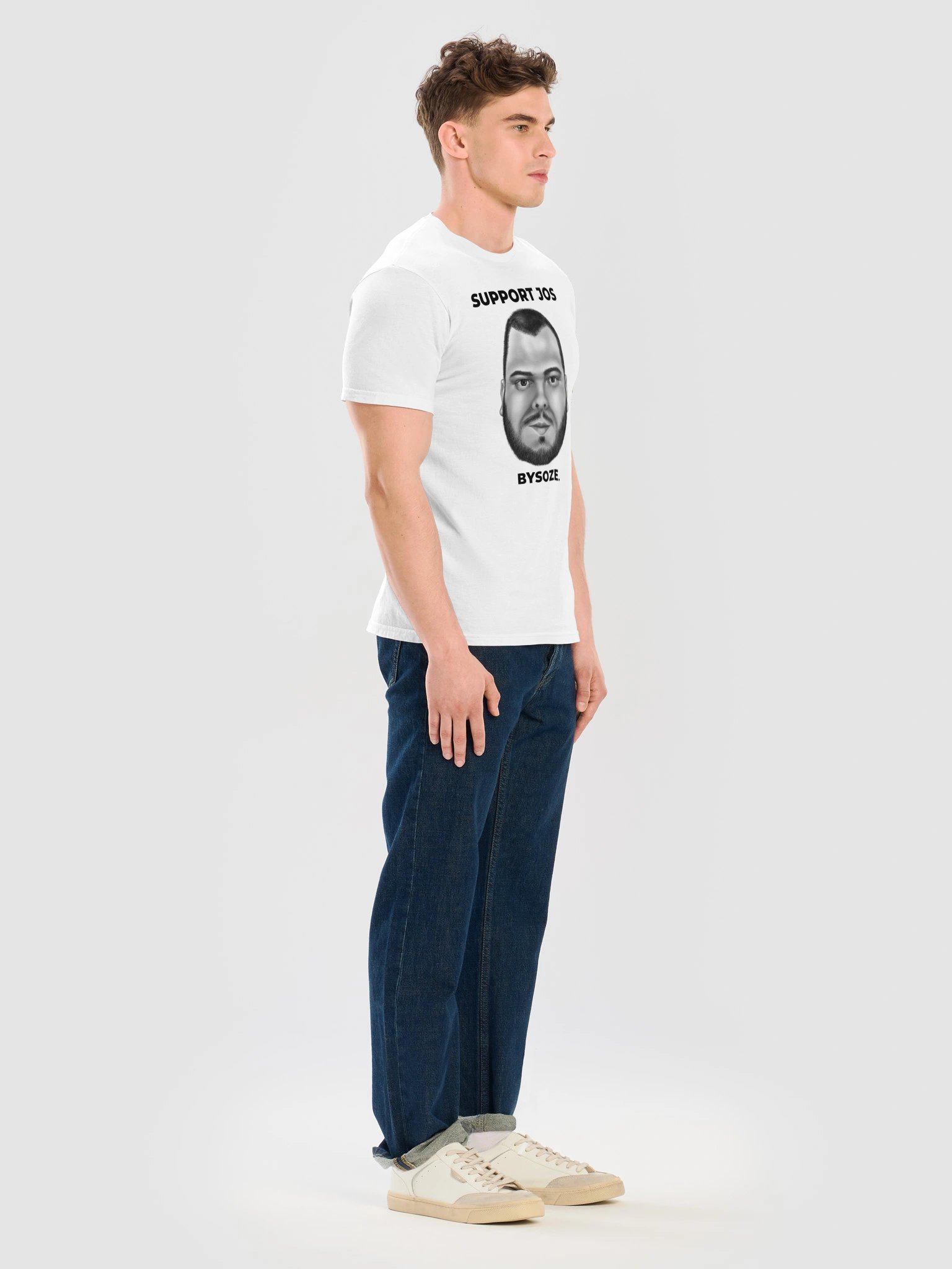 Support Jos T-Shirt – Wit product image (4)