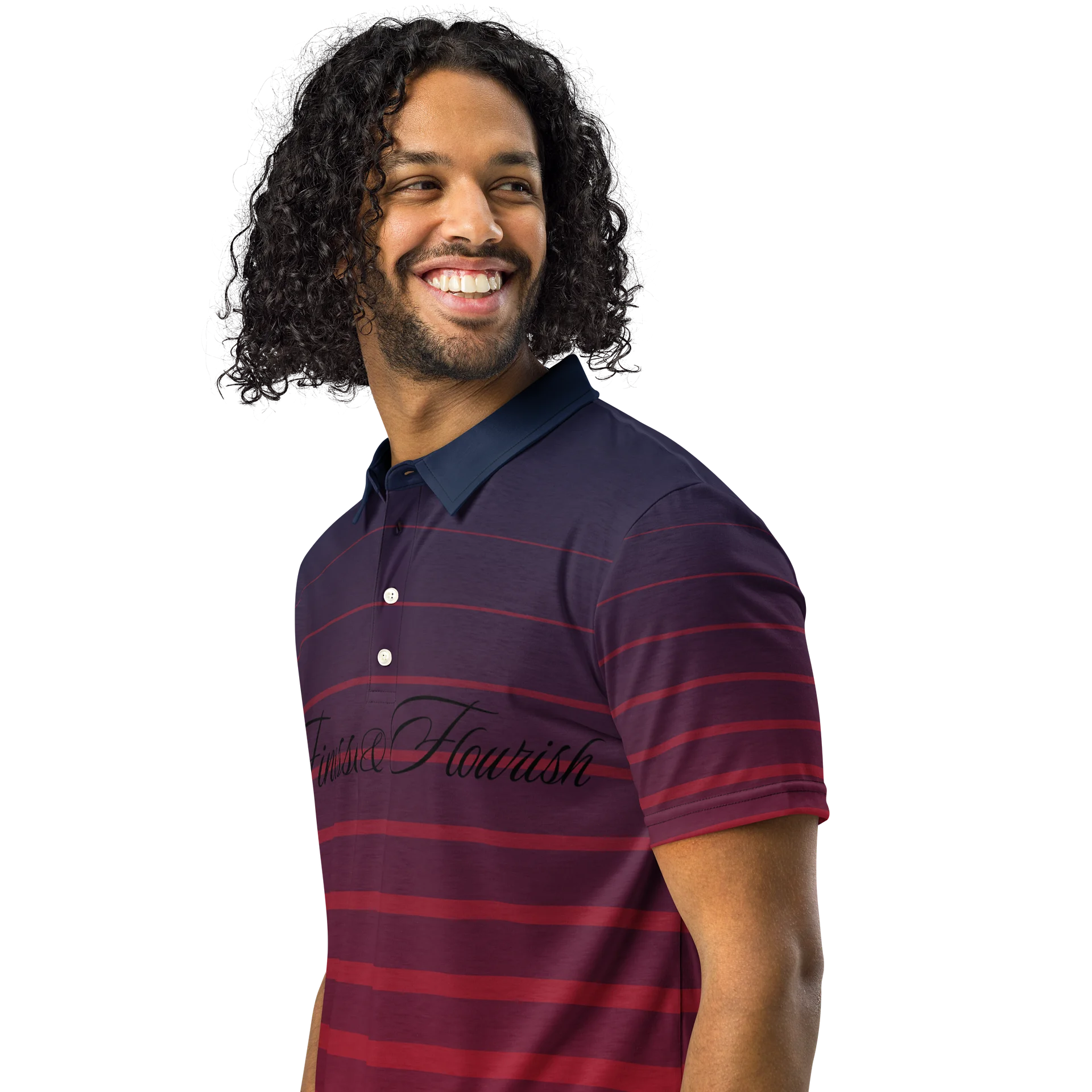 F&F Fade Slim Fit Polo Shirt product image (2)