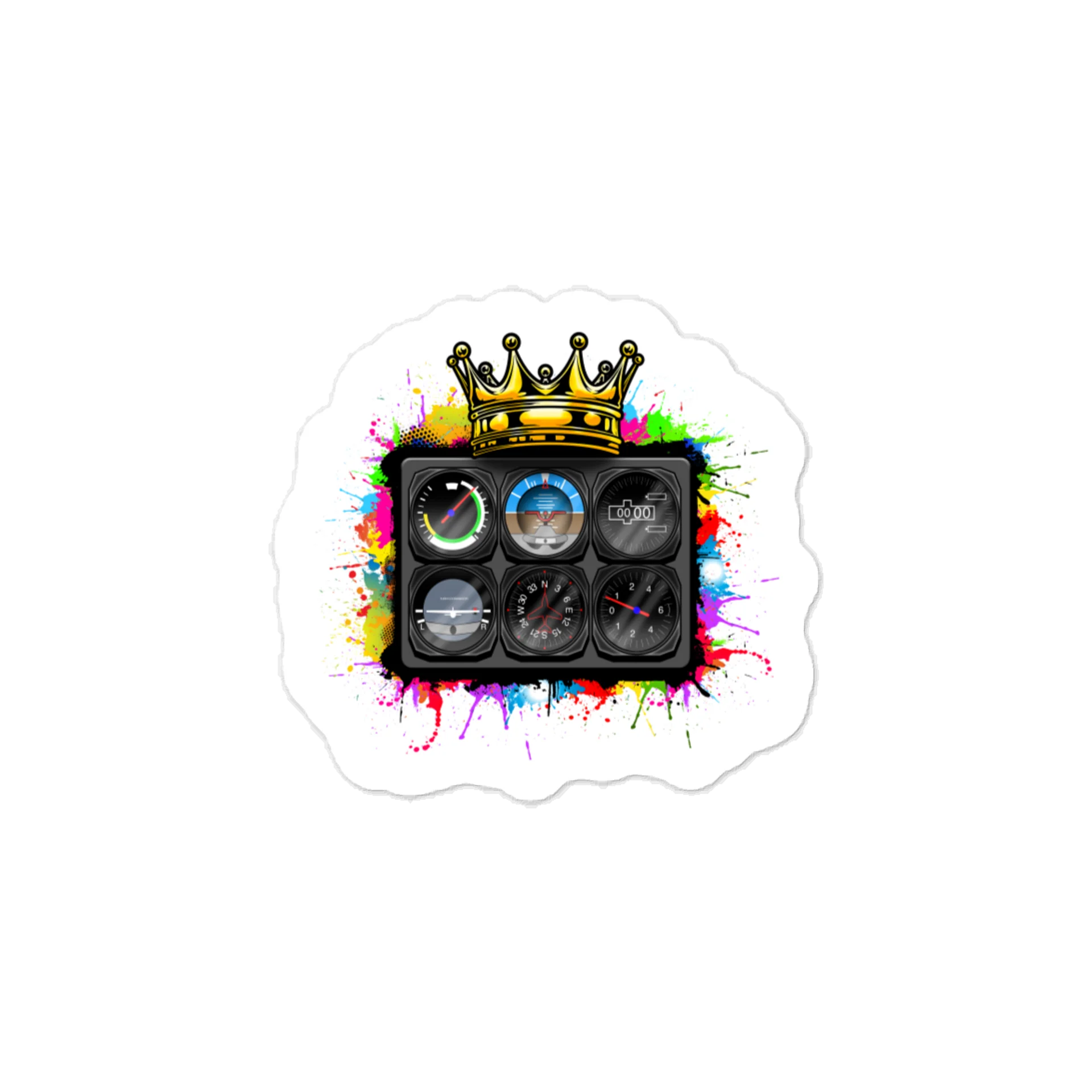6 Pack Royalty Sticker product image (2)
