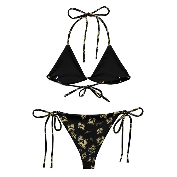 Vixen Queen Golden Vixen Black String Bikini product image (2)