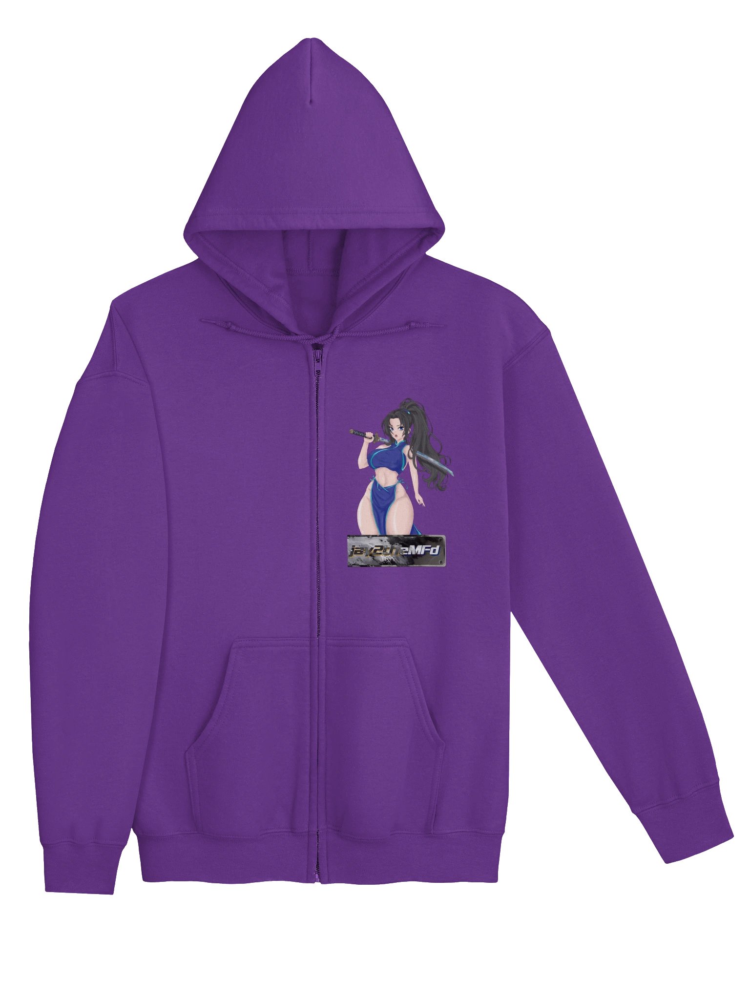 Warrior Princess Purple Zip Up product image (3)