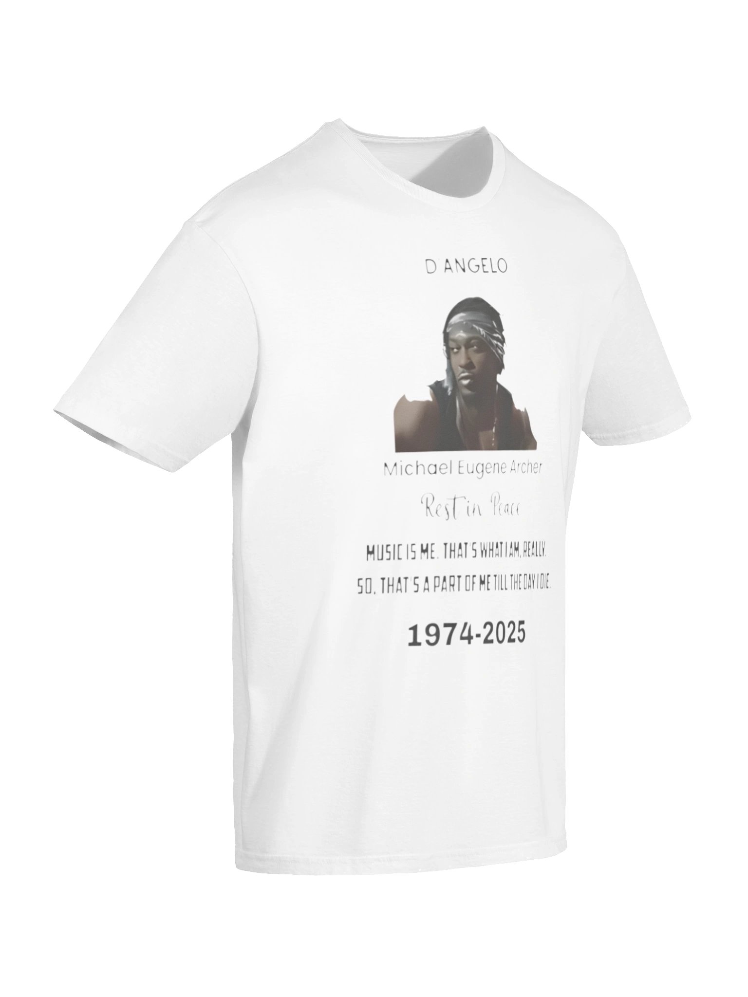 Rip D’Angelo Michael Eugene Archer Rest In Peace Shirt product image (7)