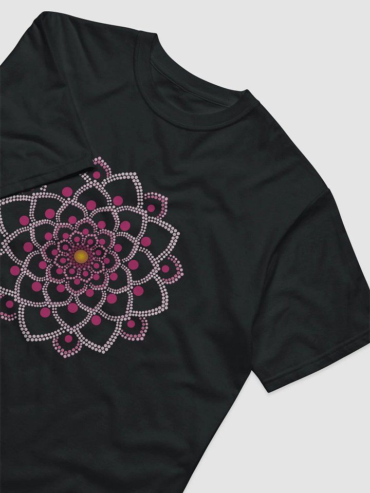Simple Pink Mandala Unisex Organic T-Shirt product image (2)