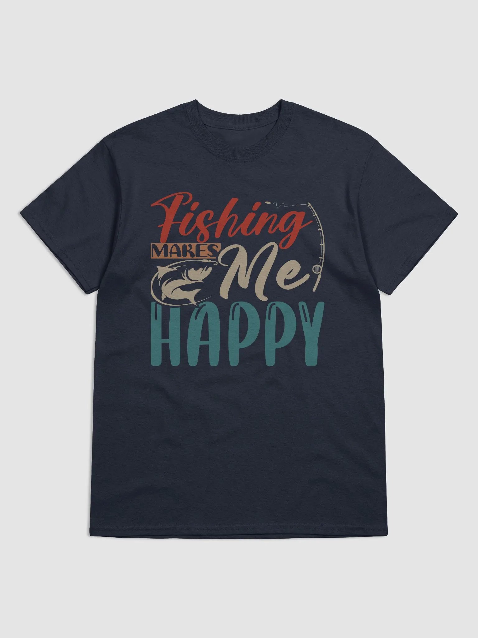 Happy Fishing Vibes T-Shirt product image (61)