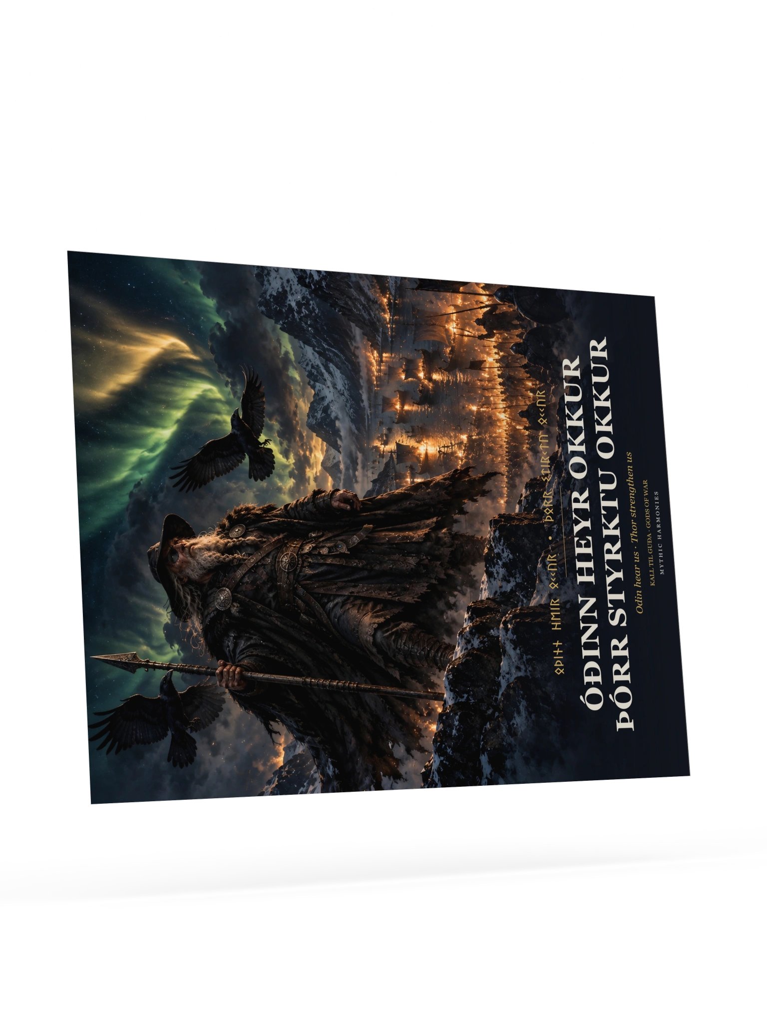 Óðinn heyr okkur — Gods of War Art Poster product image (17)