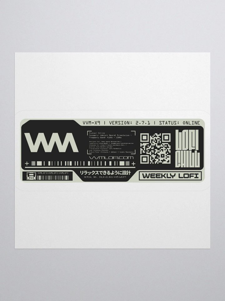 VVM CHIP Kiss Cut Sticker product image (2)
