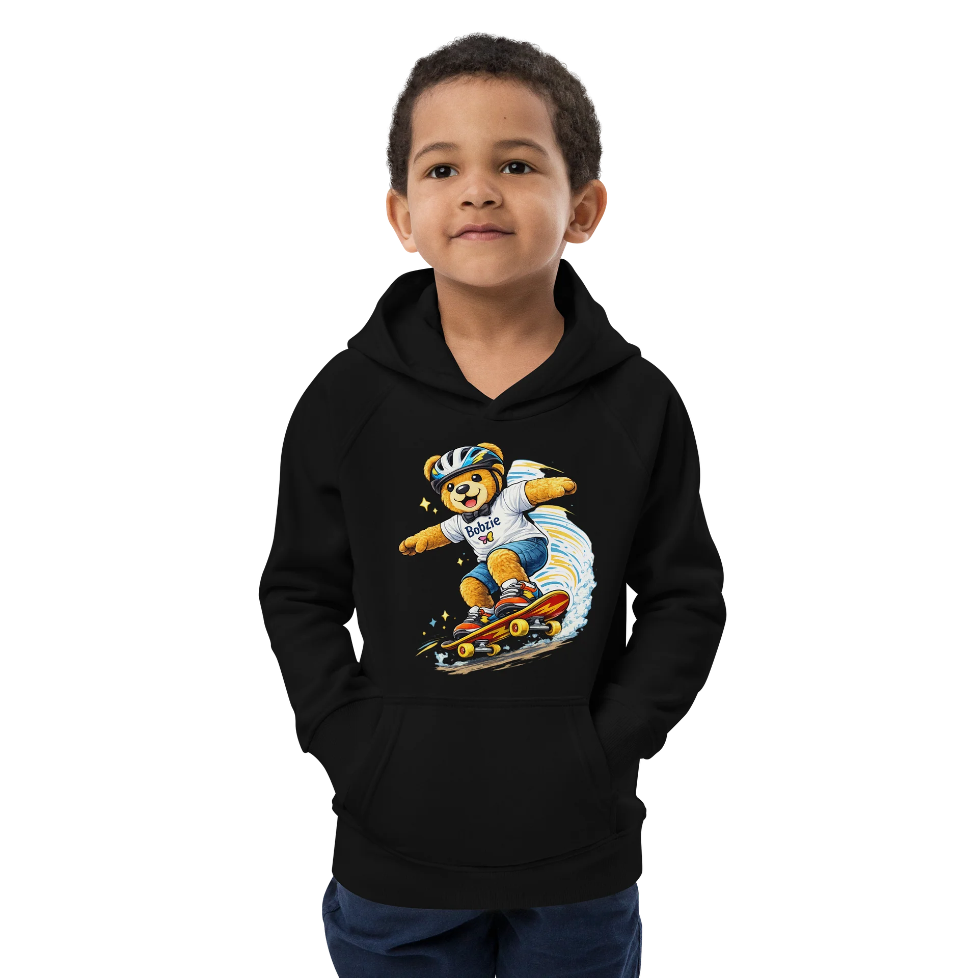 Bobzie Street Rider Kids Eco Hoodie | Adventure Edition by FayzieBobs product image (5)