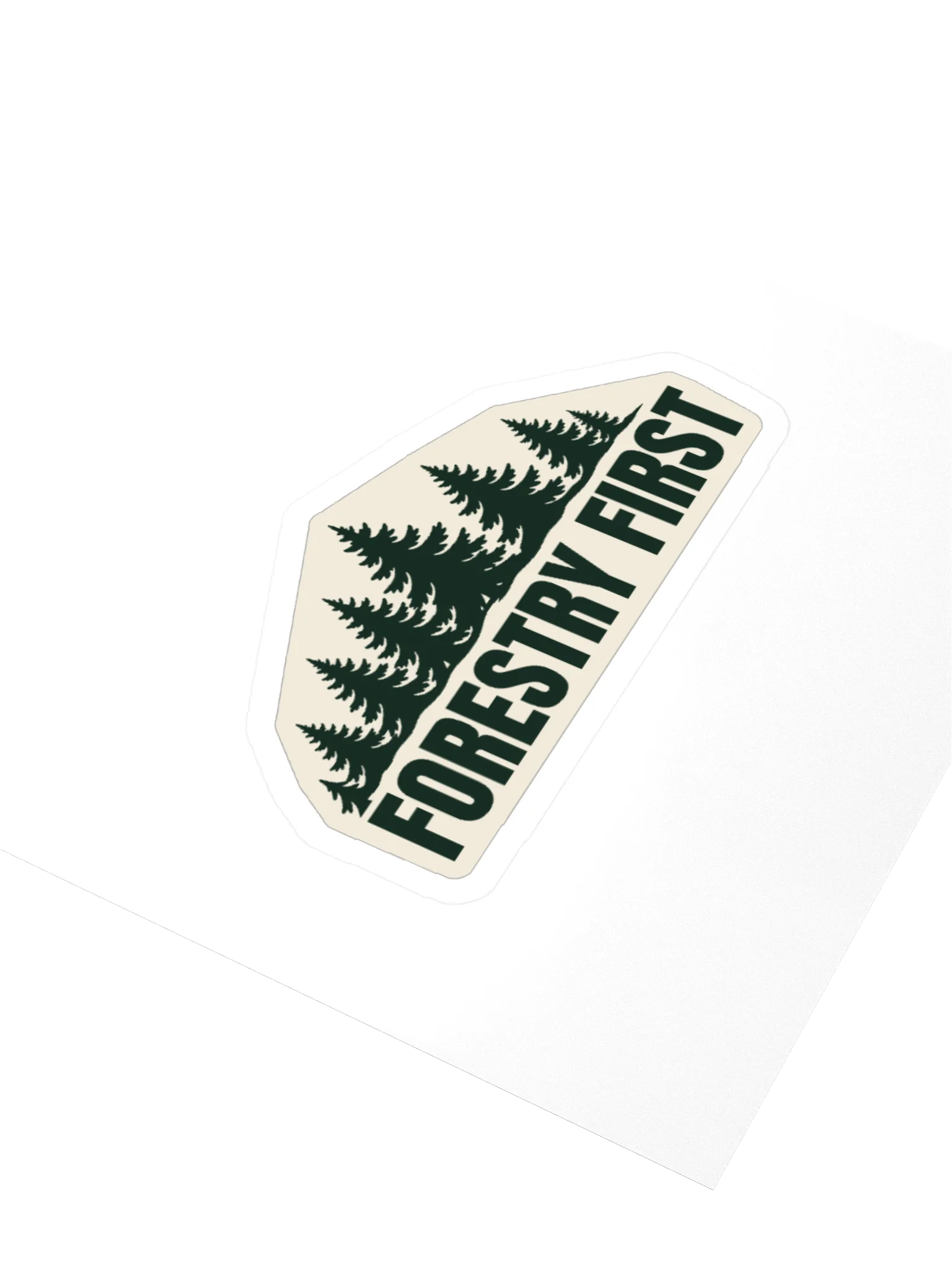 Forestry First — Pine Wordmark Sticker product image (3)
