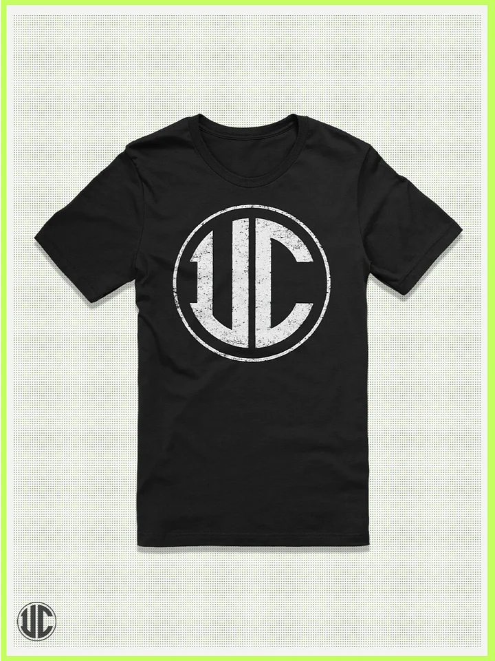 UnkoCon Distressed White Logo T-Shirt – Classic UC Street Mark product image (1)
