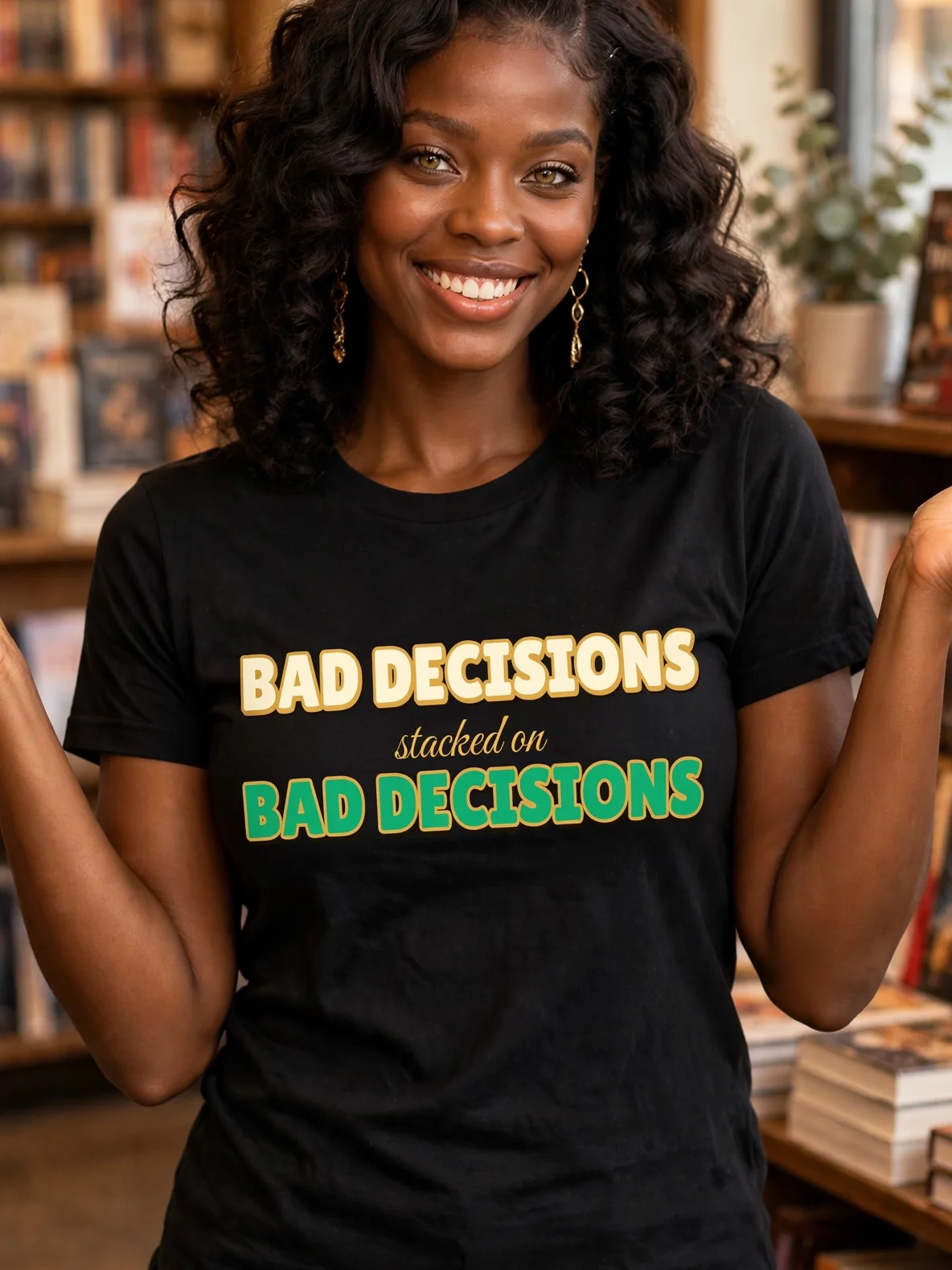 Bad Decisions Stacked Tee product image (25)