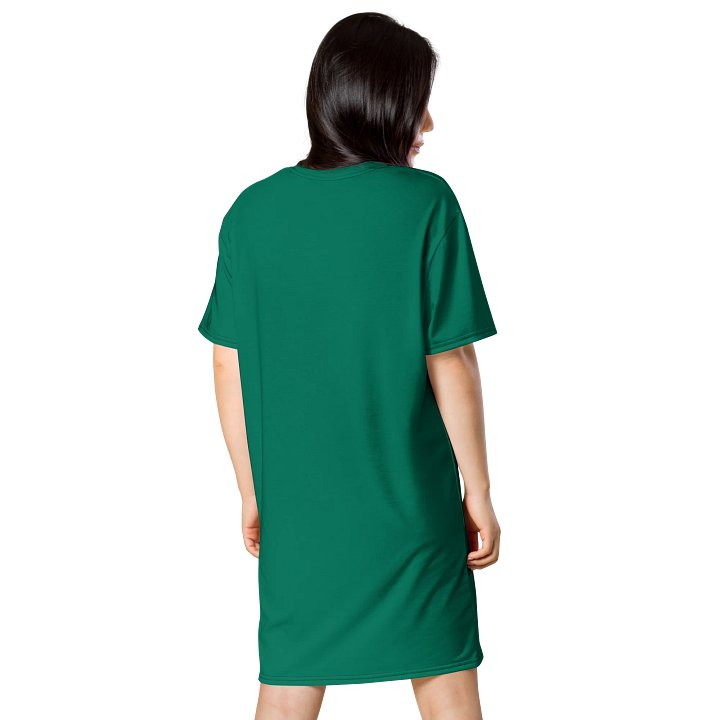 Oversized T-Shirt Dress - Lush Tropical Rain Forest, Sizes 2XS-6XL product image (2)