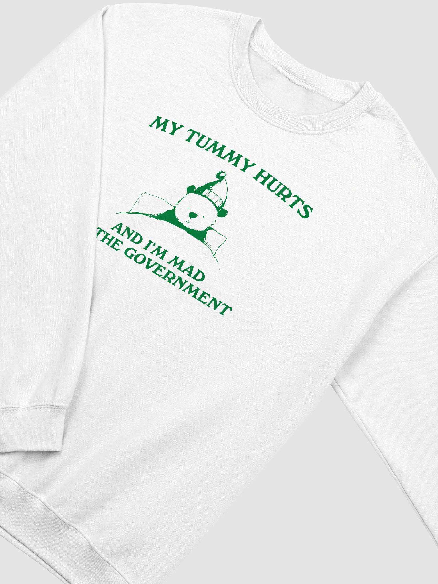 My tummy hurts and I'm mad Crewneck product image (3)