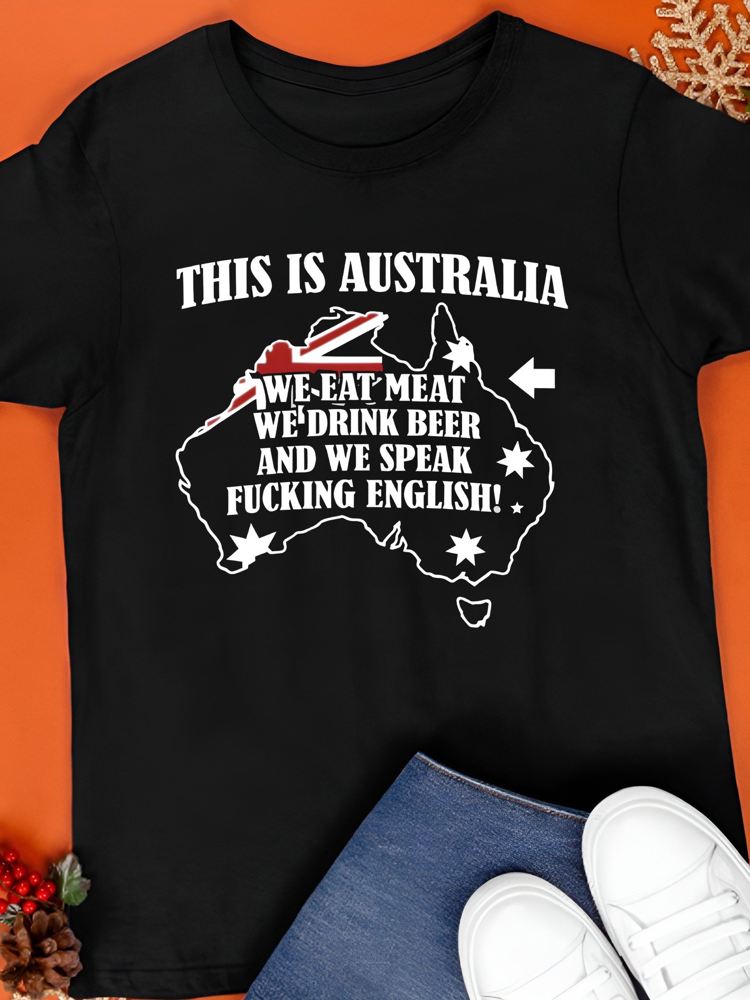 This Is Australia We Speak Fuckin English Shirt product image (1)
