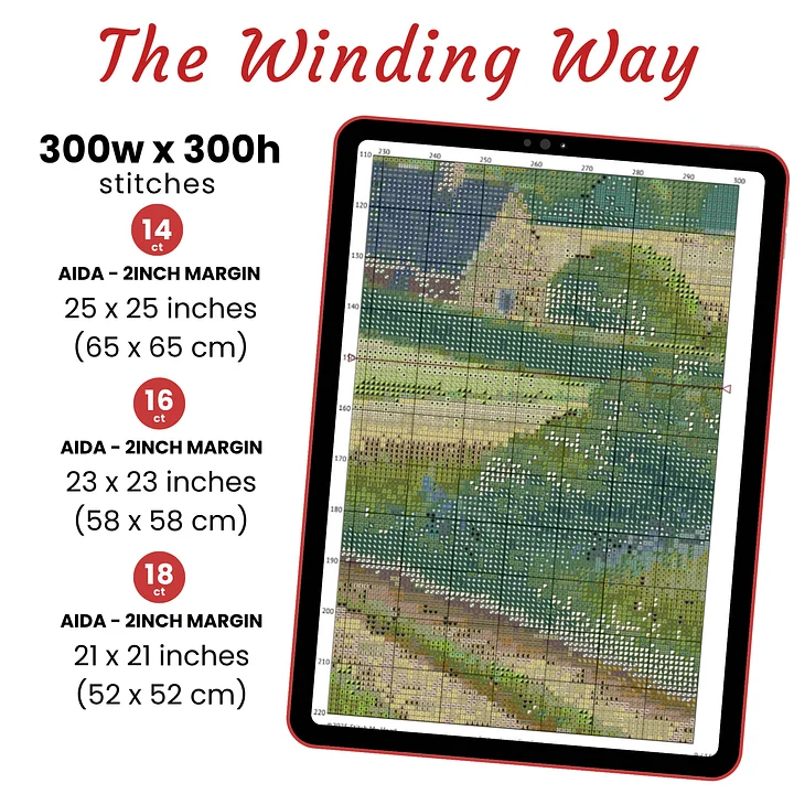 The Winding Way Cross Stitch Pattern product image (2)