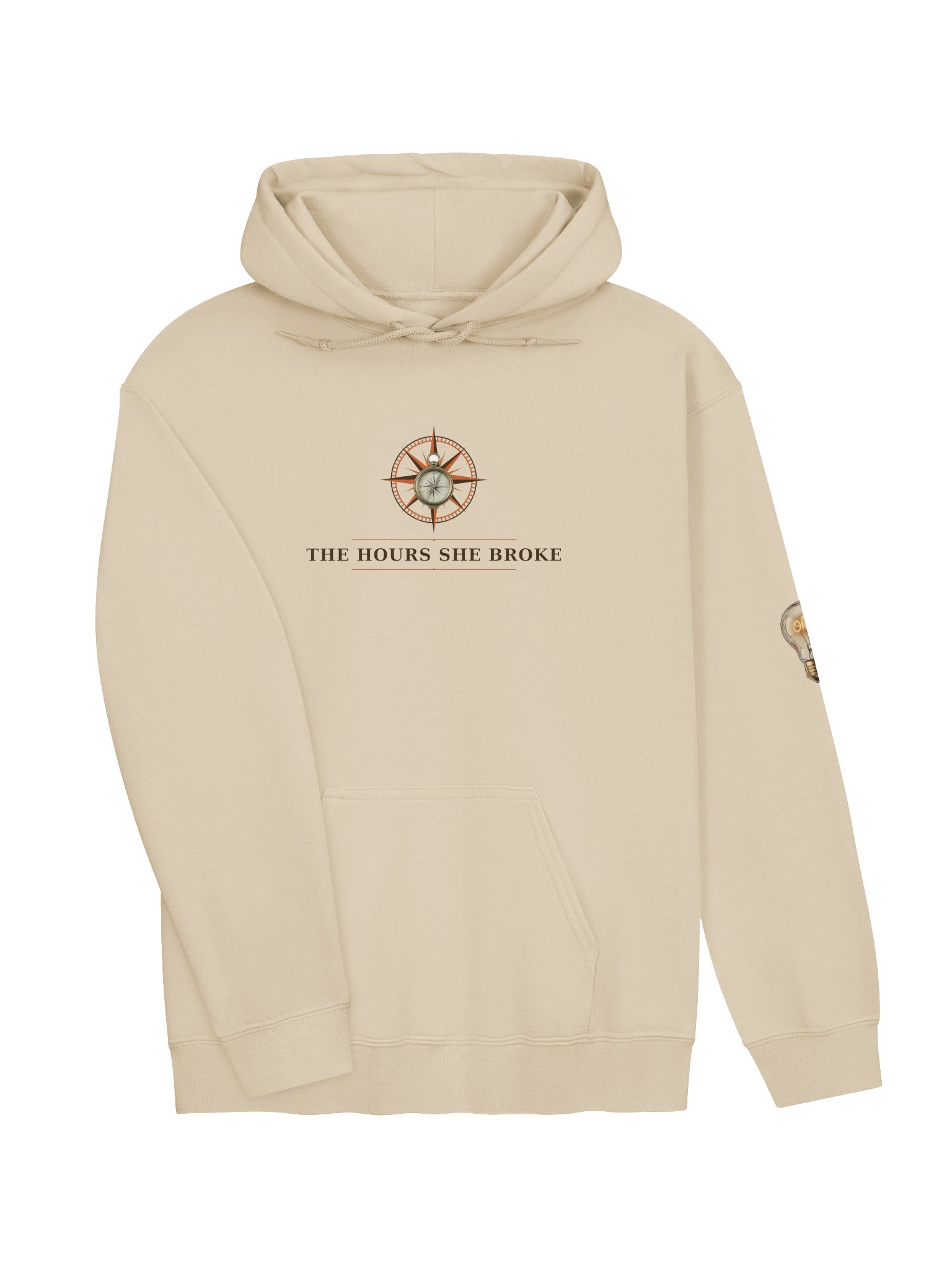The Hours She Broke — Hoodie (Sand / Gold) product image (5)