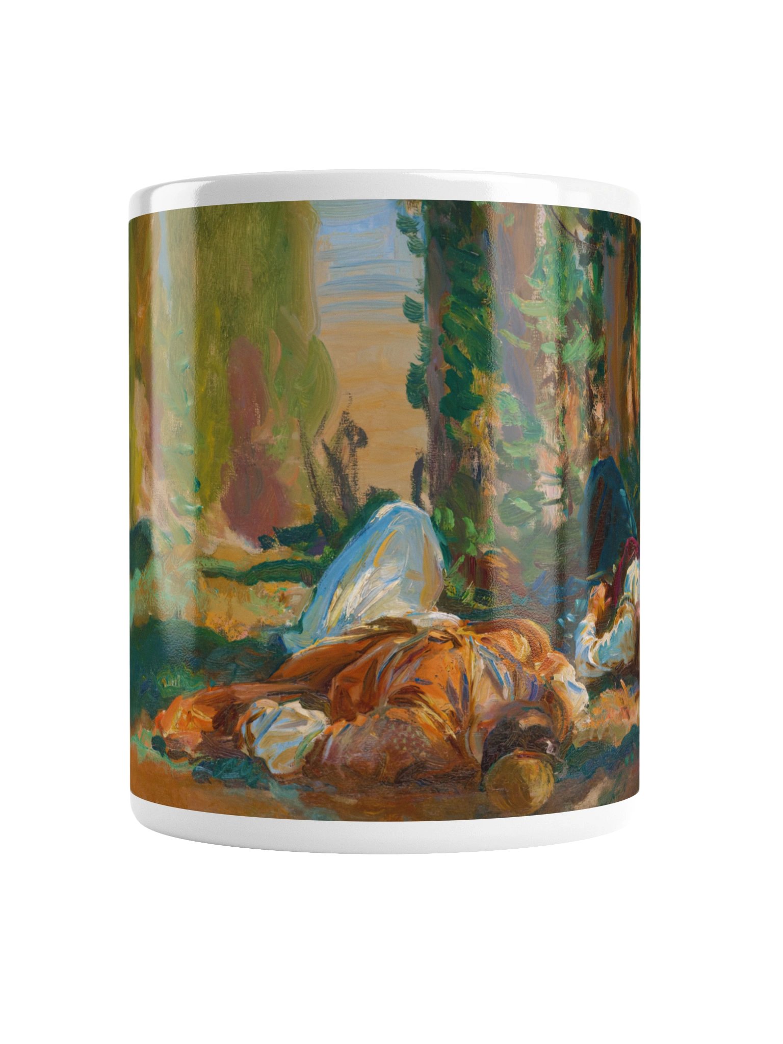 Under the Cypress Trees at Corfu (John Singer Sargent) Mug product image (3)