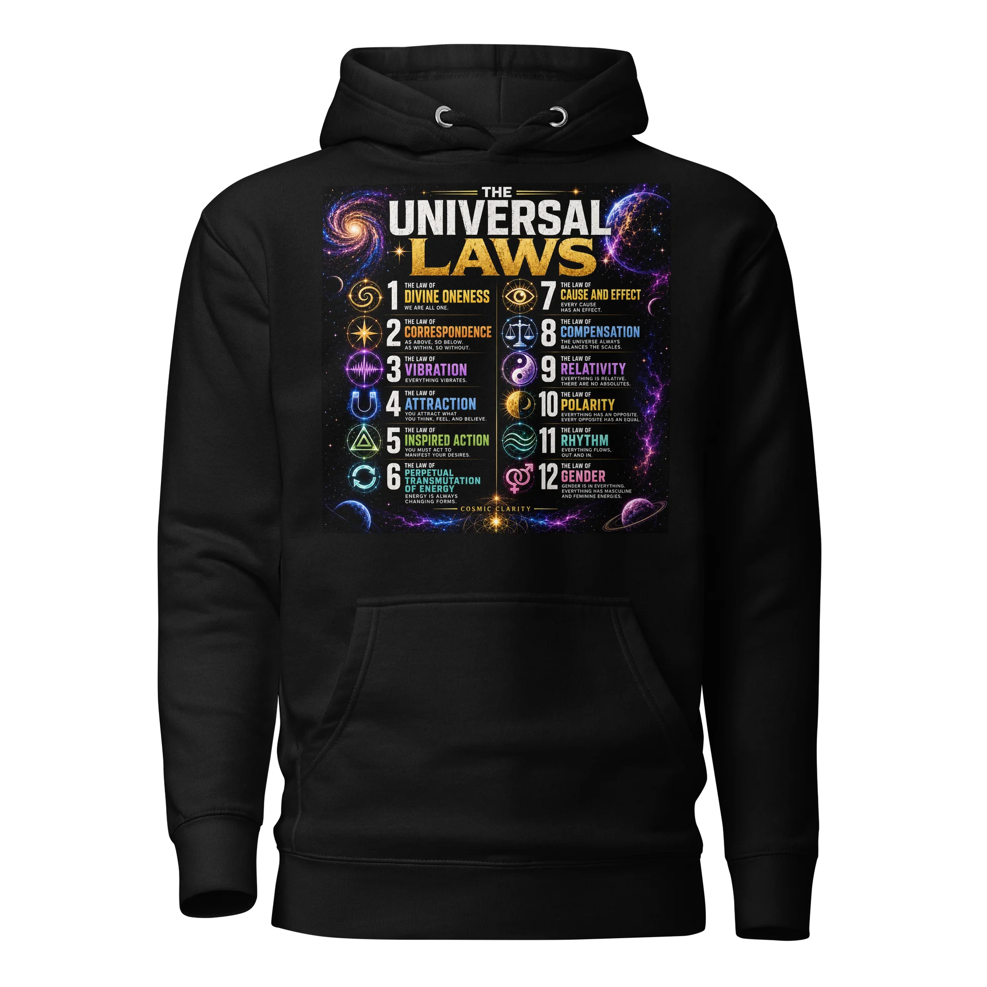 Universal Laws Unisex Hoodie product image (1)