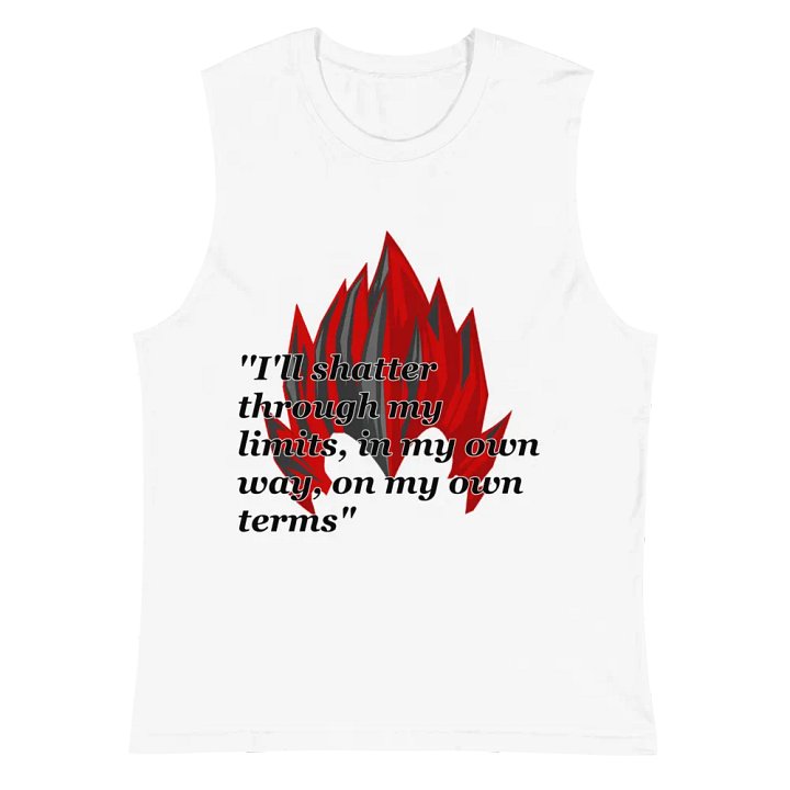 Vegeta Quote Tank Top Muscle product image (2)