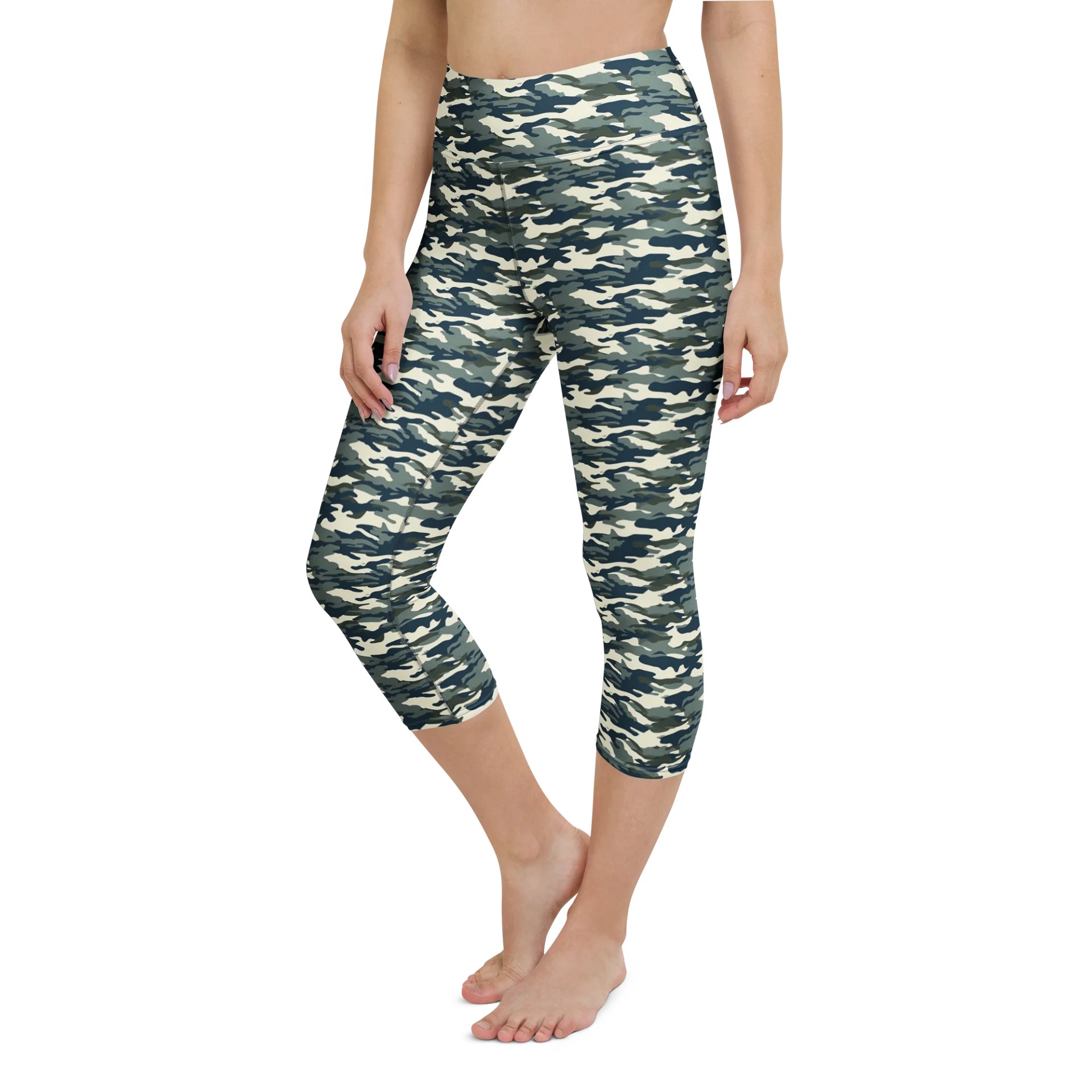Frosted Camo Yoga Capri Leggings product image (1)