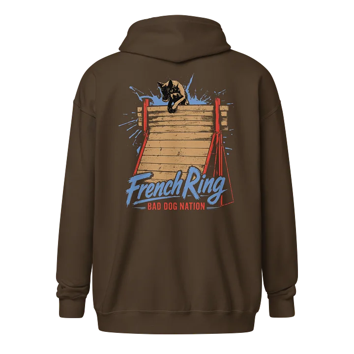 French Ring Palisade - Adult Unisex Zip Hoodie product image (5)
