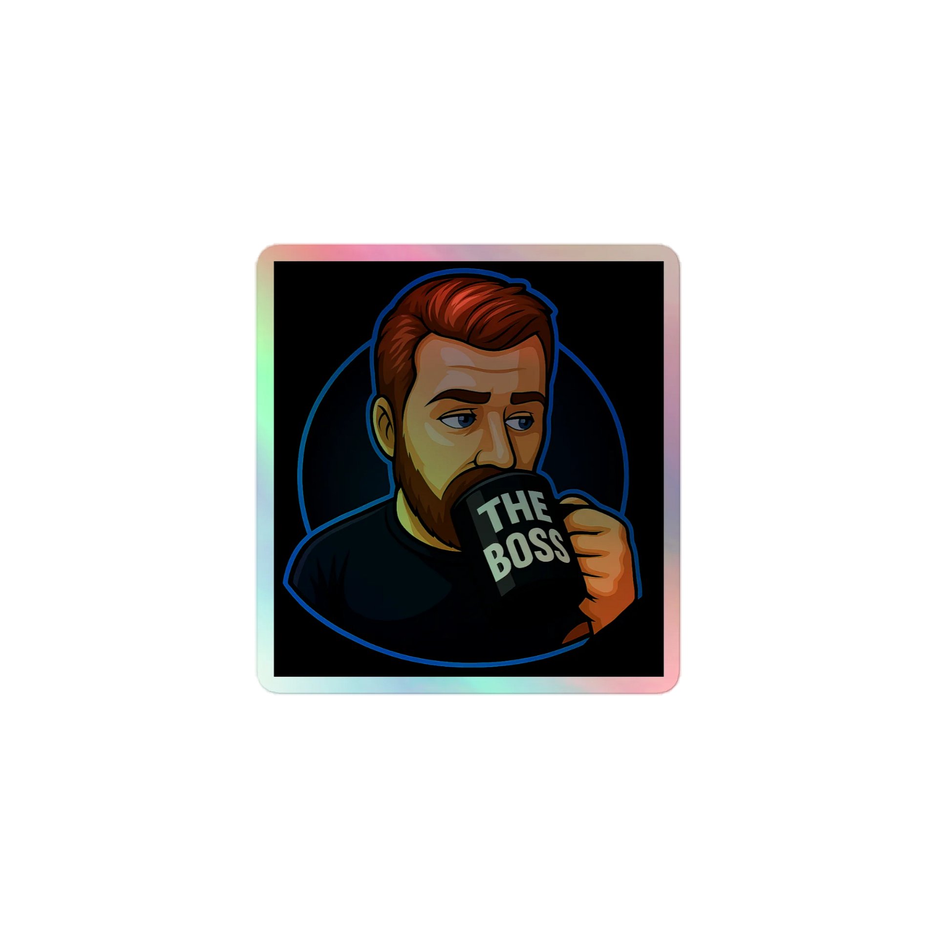 Tea sipping Sticker product image (1)