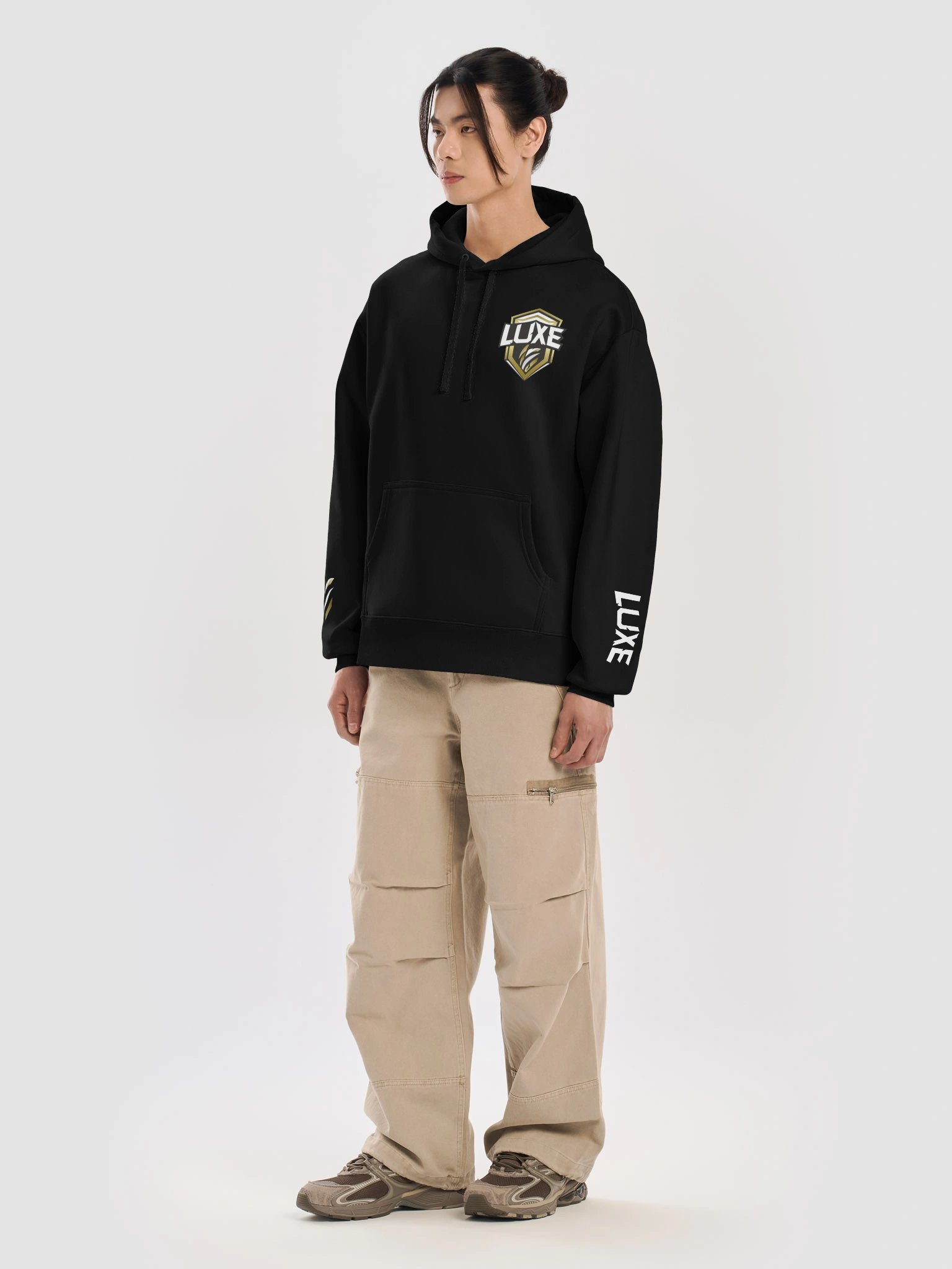 LUXE Core Heavyweight Signature Hoodie - Dark product image (7)
