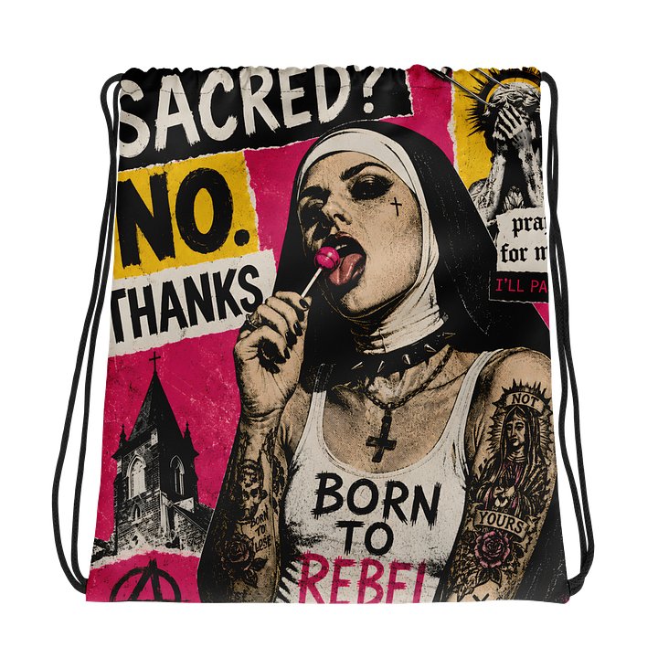 No Halo // Drawstring Bag product image (1)