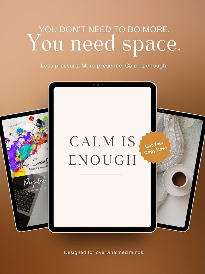 CALM is ENOUGH | A Quiet Life Reset Journal (Bundle) product image (1)