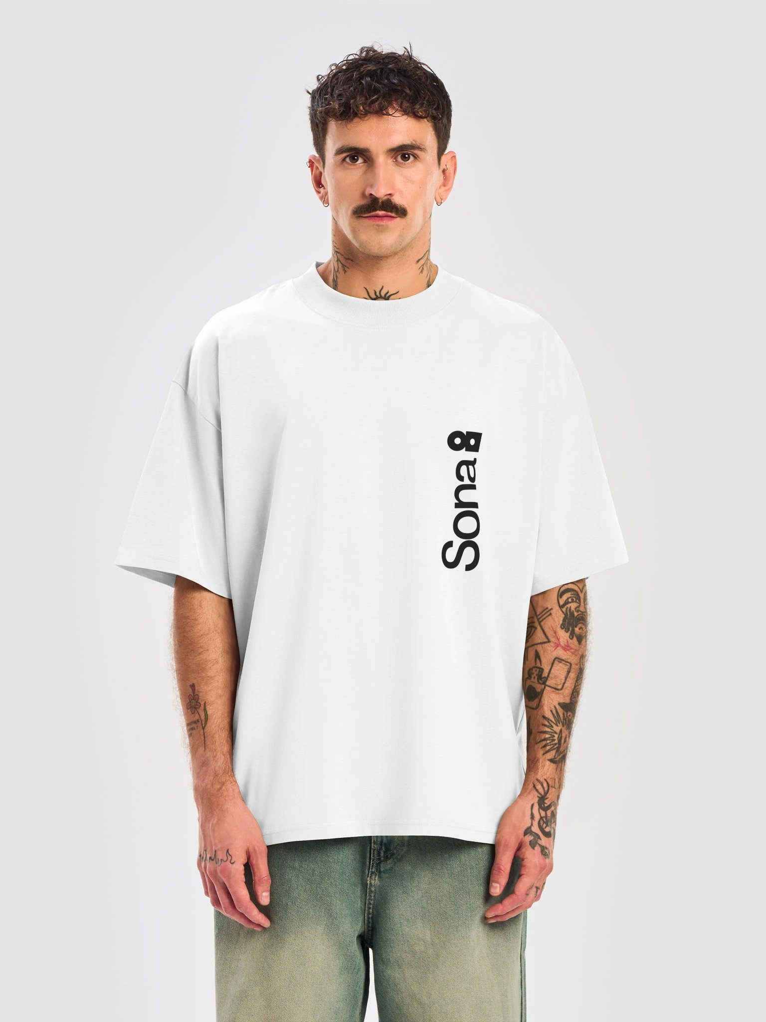 Sona8 oversized tee, light product image (13)