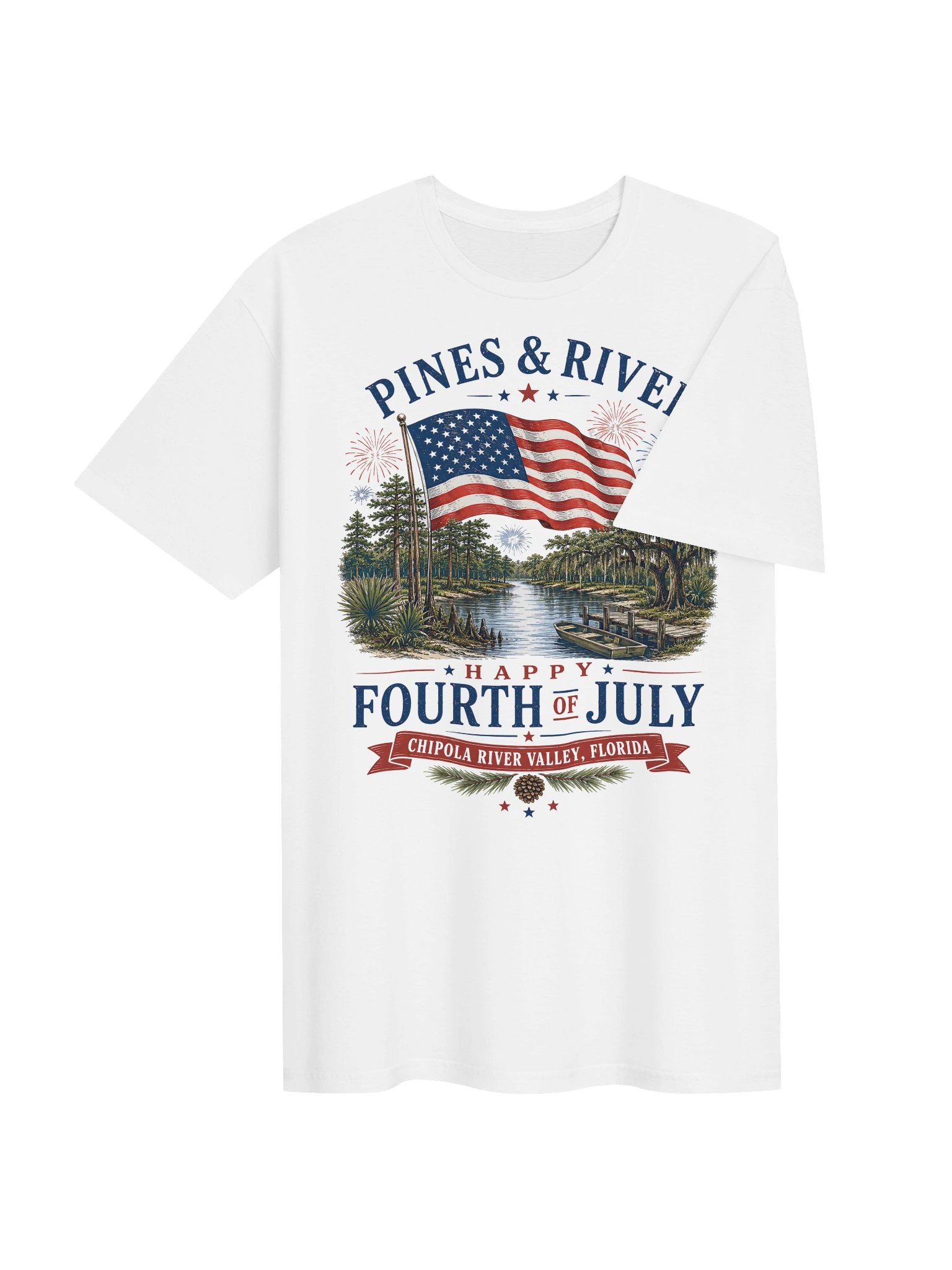 Pines & River Fourth of July Tee product image (5)