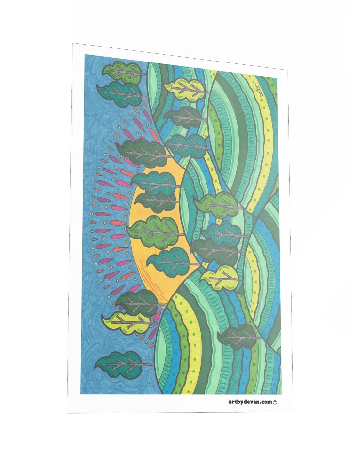 Art Print: Lumpy Hills product image (2)