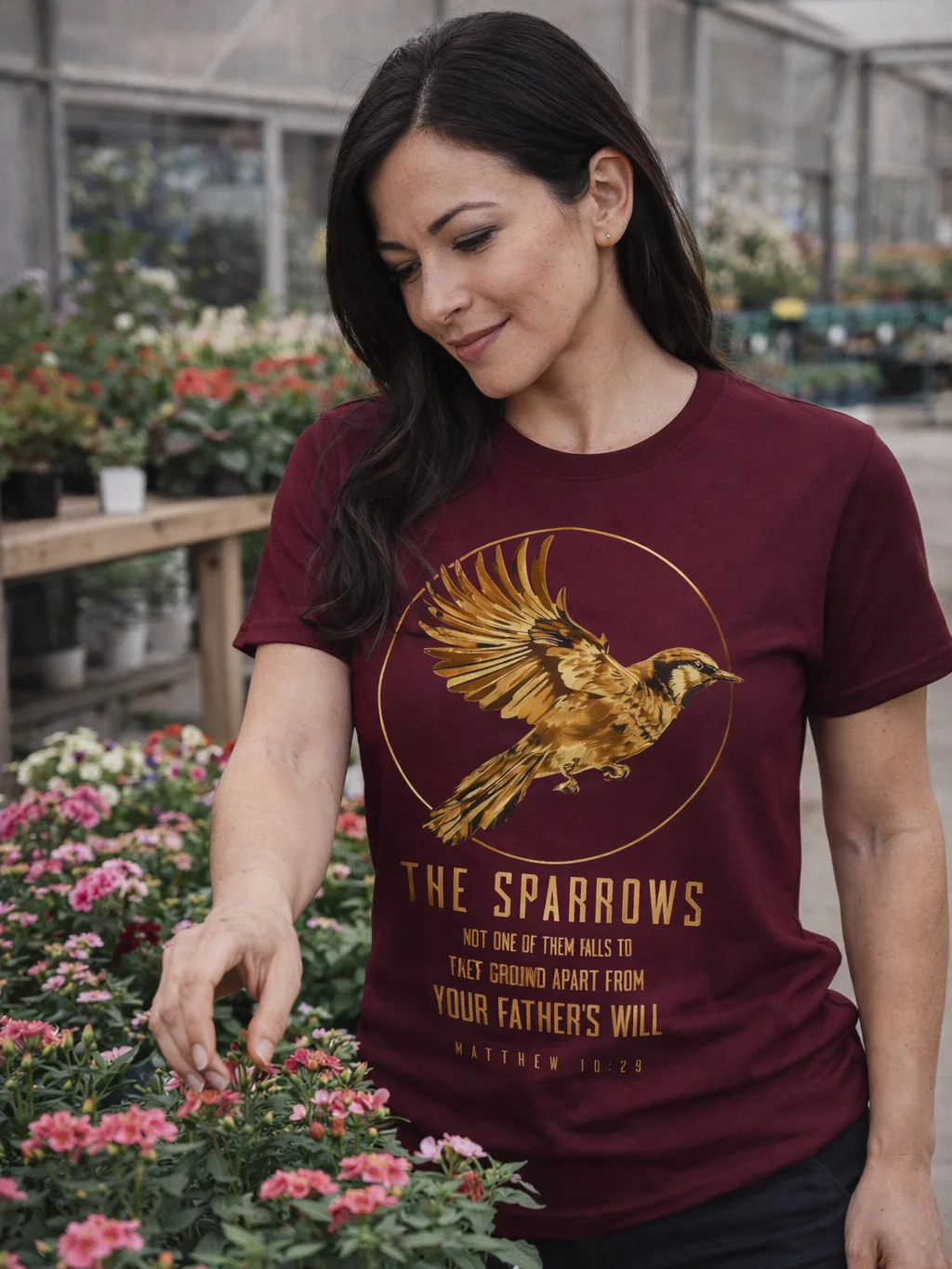 The Sparrows T-Shirt, Christian Bible Verse, Matthew Scripture Tee, Jesus Faith Design product image (30)