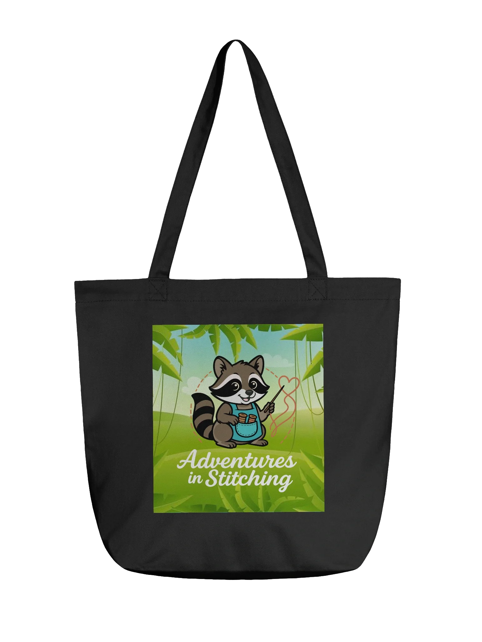 Adventures in stitching tote bag