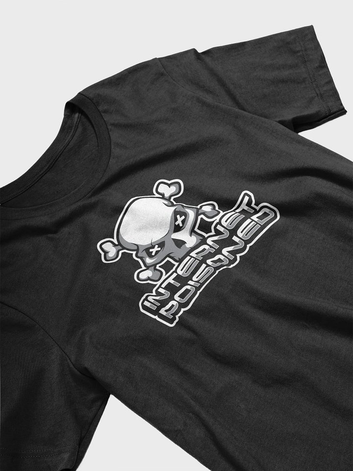 Internet Poisoned Y2K T-Shirt – Funny Goth Skull Meme Tee product image (2)