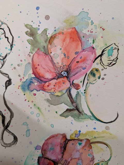 WATERCOLOR, DRAWINGS+
