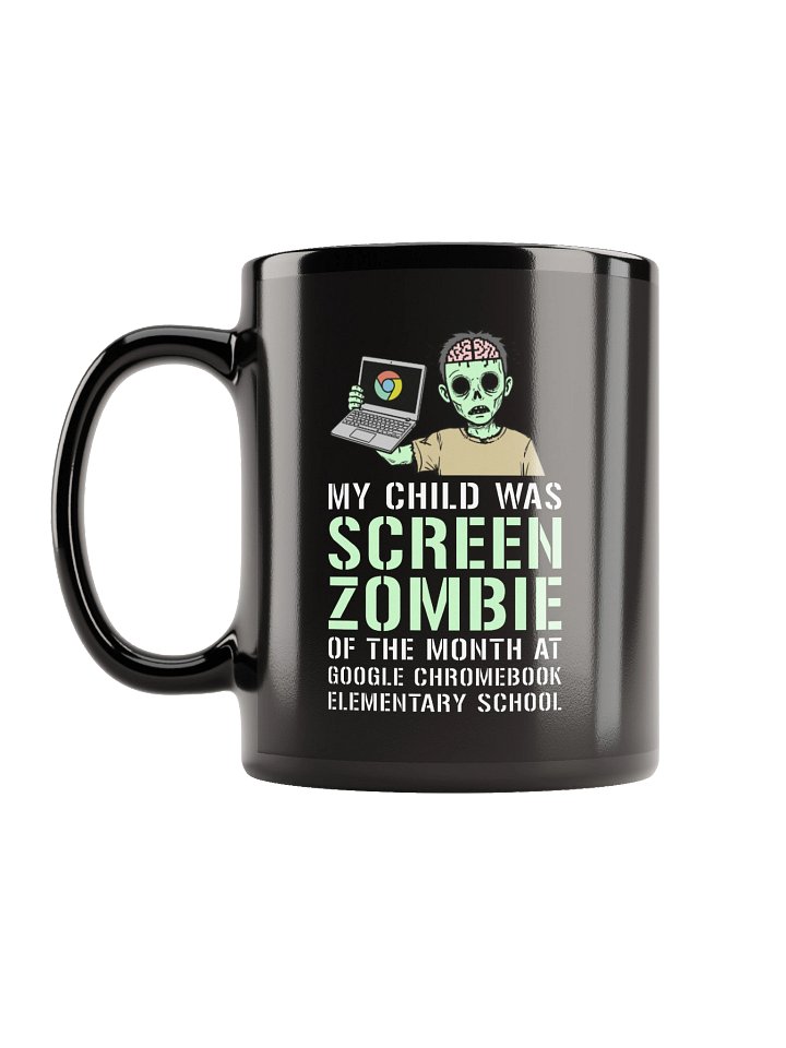 Chromebook Screen Zombie Black Mug product image (1)